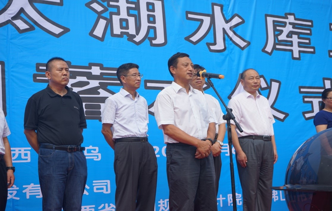 尋烏縣太湖水庫(kù)工程成功下閘蓄水